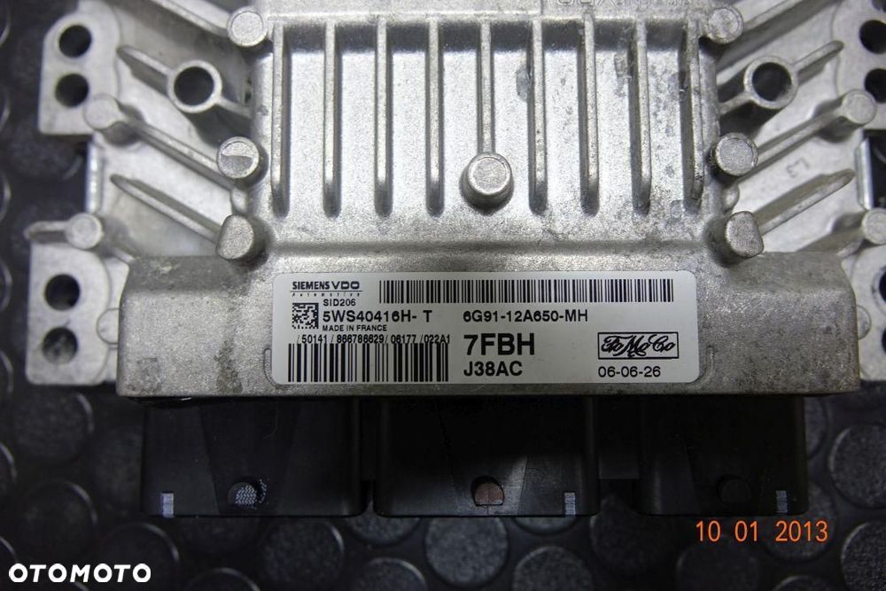 STEROWNIK SILNIKA KOMPUTER 7FBH FORD S-MAX I 2.0 TDCI 6G91-12A650-MH - 4