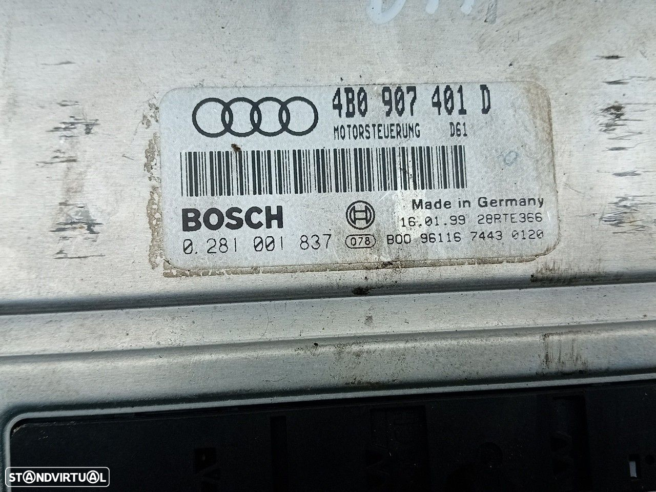 Centralina motor / ECU AUDI A6 Avant (4B5, C5) - 4