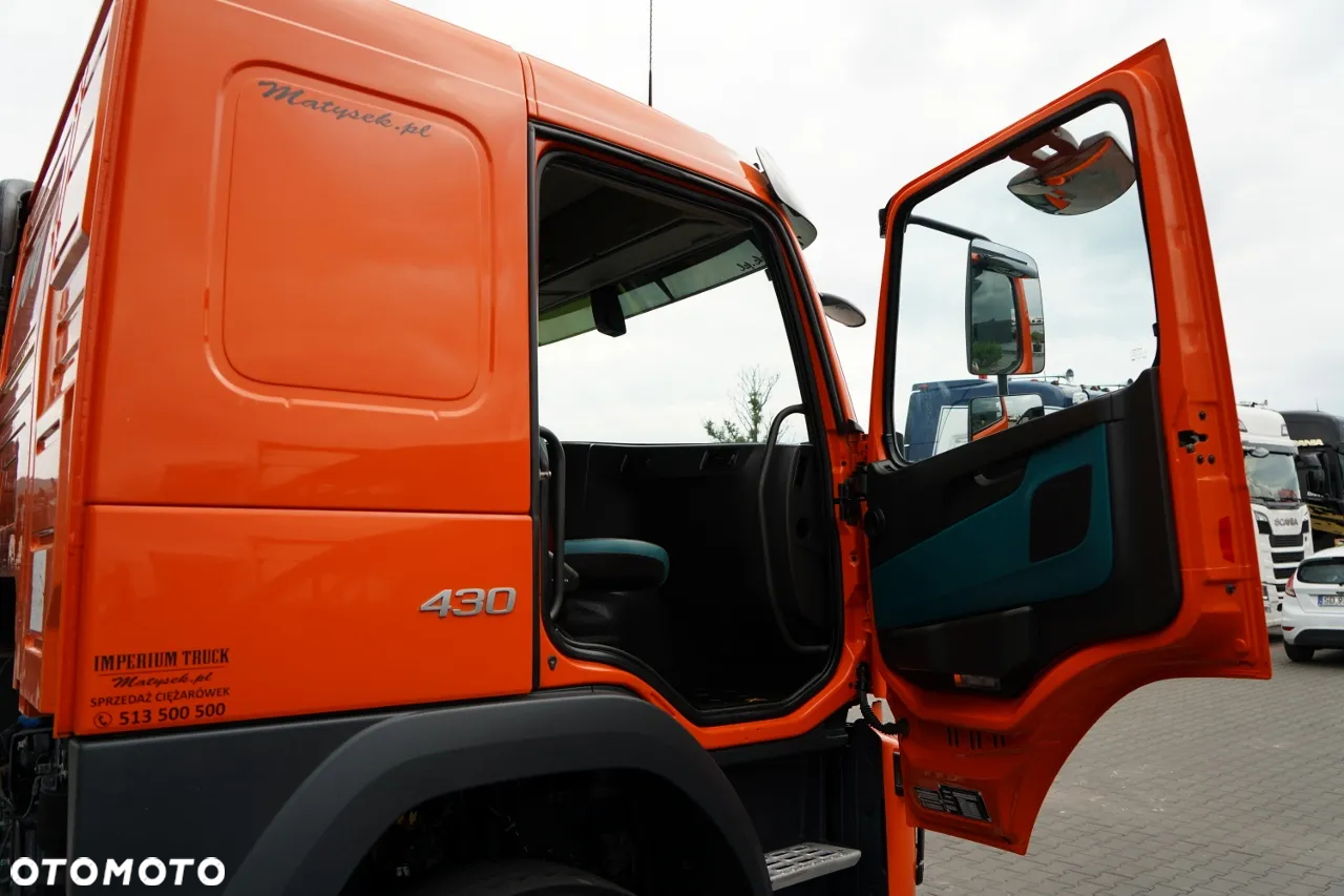 Volvo FMX 430 / HYDRAULIKA / NISKA KABINA / ALUFELGI / EURO 6 / SPROWADZONY - 23