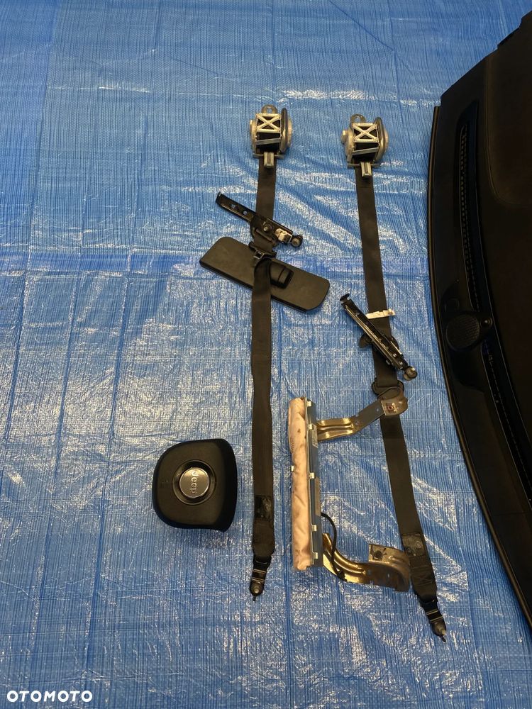 JEEP GRAND CHEROKEE WK2 SUMMIT LIFT DESKA ROZDZIELCZA KONSOLA KOKPIT PODUSZKI AIRBAG PASY ORYGINAŁ CZARNA SKÓRA KOMPLET - 7