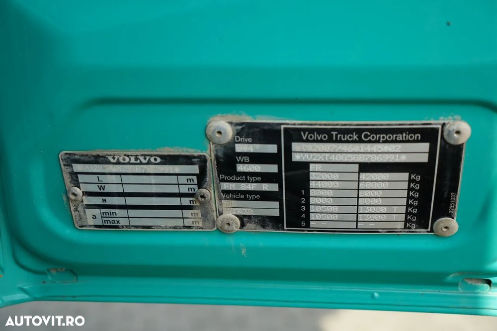 Volvo FMX 500 / 8x4 / HYDROBURTA / BORDMATIC / 2016 / EURO 6 / DUPA CONTRACTUL DE SERVICE - 38