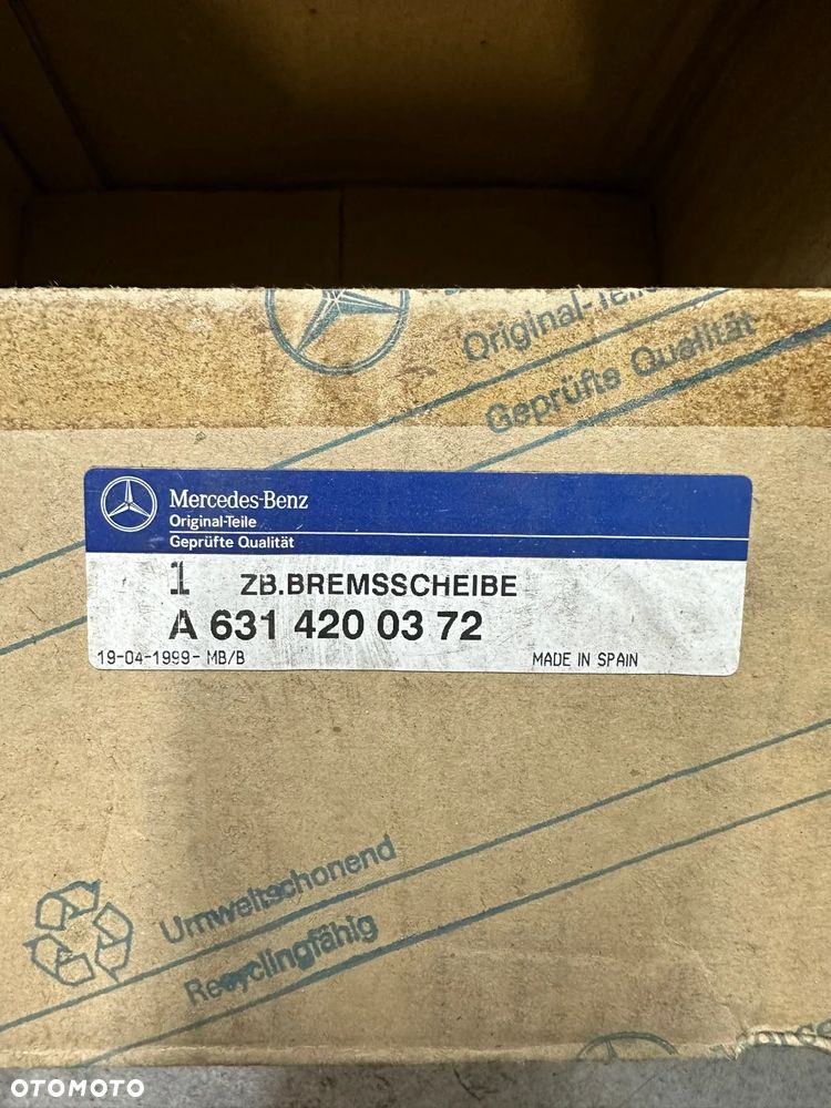 Tarcza hamulcowa przód Mercedes 100, A 6314200372 - 3