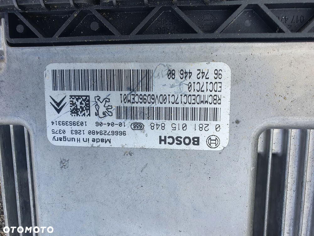 STEROWNIK SILNIKA PEUGEOT CITROEN 0281015848 - 2