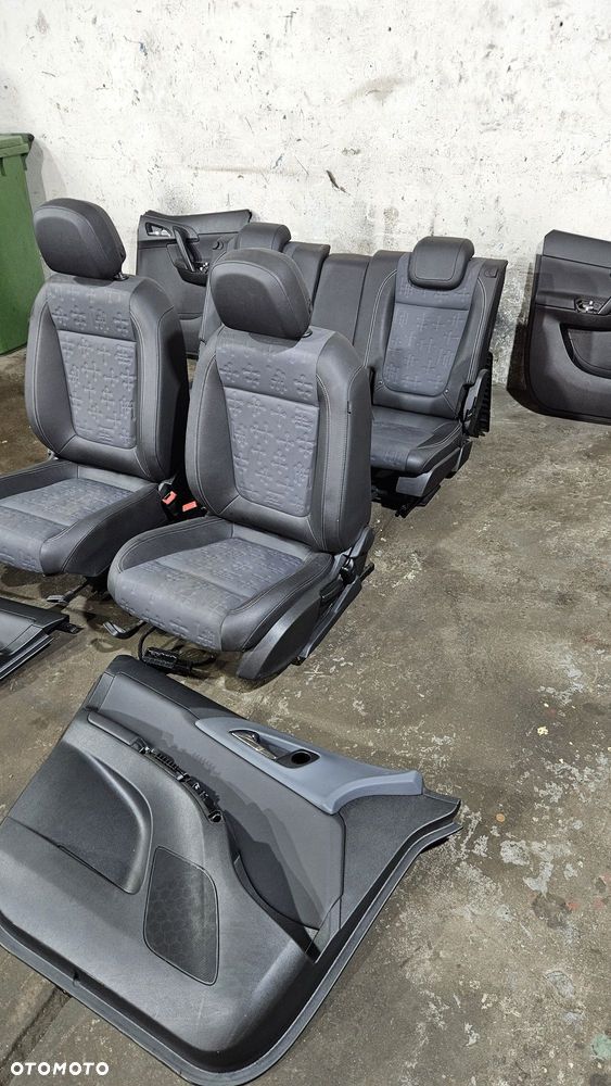 Środek tapicerka wnętrze fotele boczki opel meriva b półskóra - 2