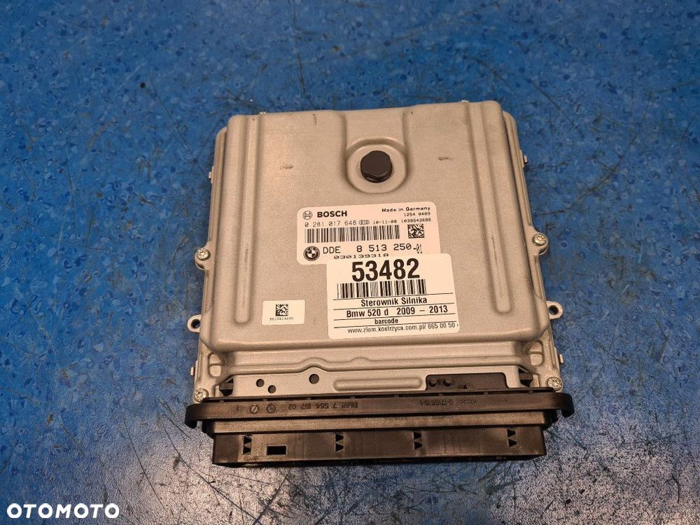 BMW 5 F11 2.0D N47 STEROWNIK SILNIKA 8513250-01 - 1
