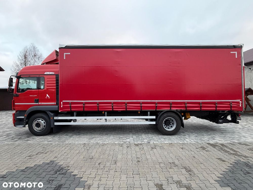 MAN TGM 15.250 / FIRANKA / 2018R / KLIMA POSTOJOWA /SPROWADZONY / 20 PALET / E6  / WINDA / - 8