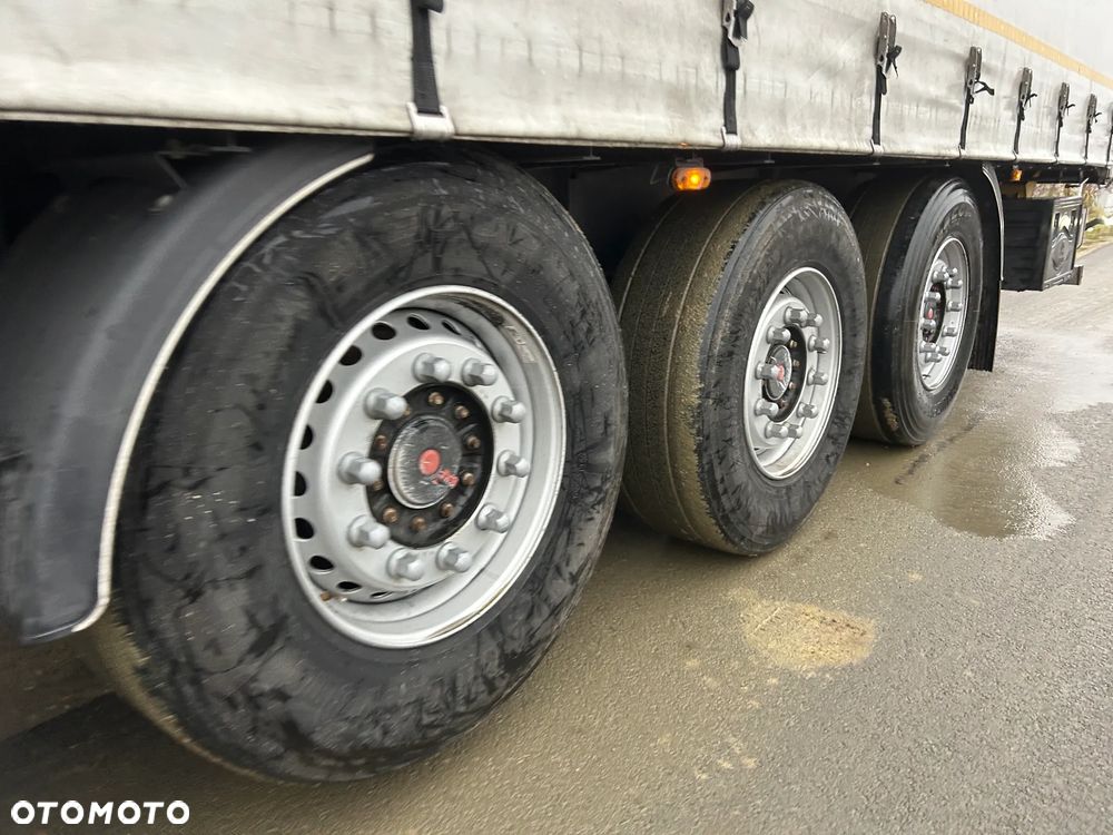 Wielton FIRANKA / SAF / PODNOSZONY DACH / OŚ PODNOSZONA / FABRYCZNE OPONY BRIDGESTONE / 10.2023 ROK !! - 6