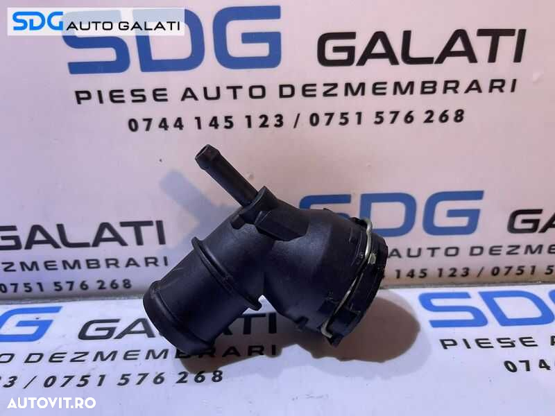Cot Racord Cuplare Furtun Conducta Radiator Apa VW Golf 6 PLUS 2.0 TDI CBDA CBDB CBDC 2008 - 2014 Cod 3C0122291D - 3