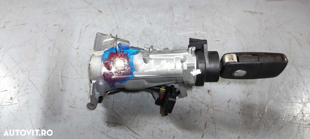 Contact + cheie vw touran golf skoda  cod 1K0905851B cu 6 fire - 1