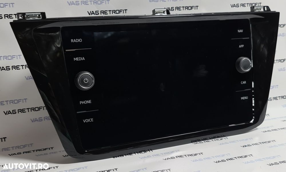 Display Navigatie VW Tiguan 2 II MIB 2 + Rama Adaptoare 8 Inch MIB2 - 1