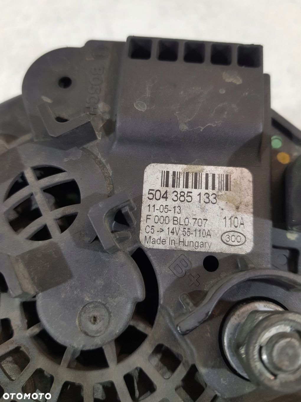 ALTERNATOR 504385133 FIAT DUCATO III IVECO 2.3 JTD EURO 4 - 9