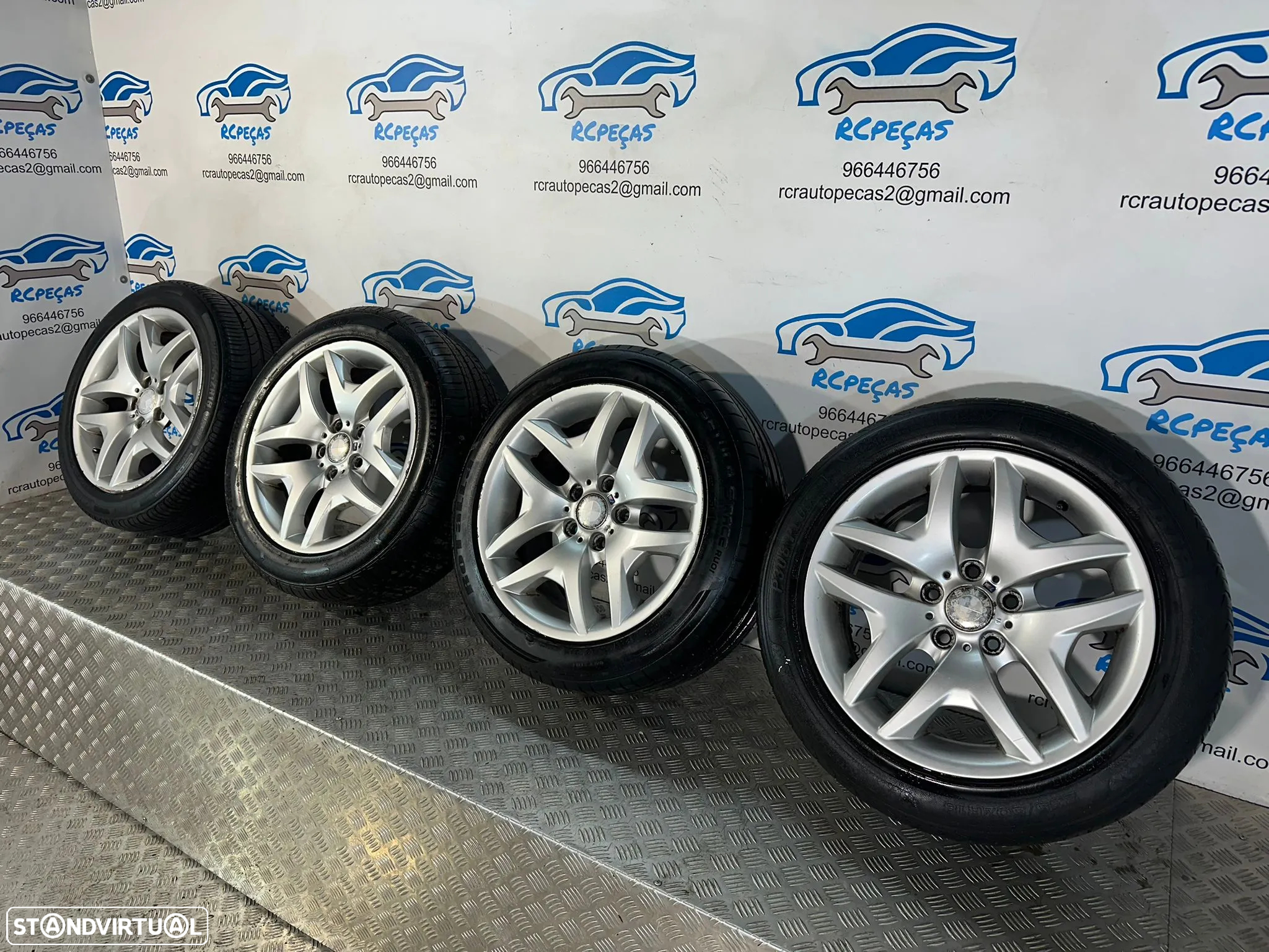 .Conjunto Jantes 18 Originais Pack M Style 192 BMW X3 8J ET44 9J ET51 5x120 3415615 3415614 - 4