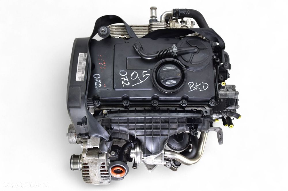 Silnik TOURAN AUDI A3 8P TOLEDO III GOLF V 2.0 TDI 140KM BKD  KOMPRESJA - 2