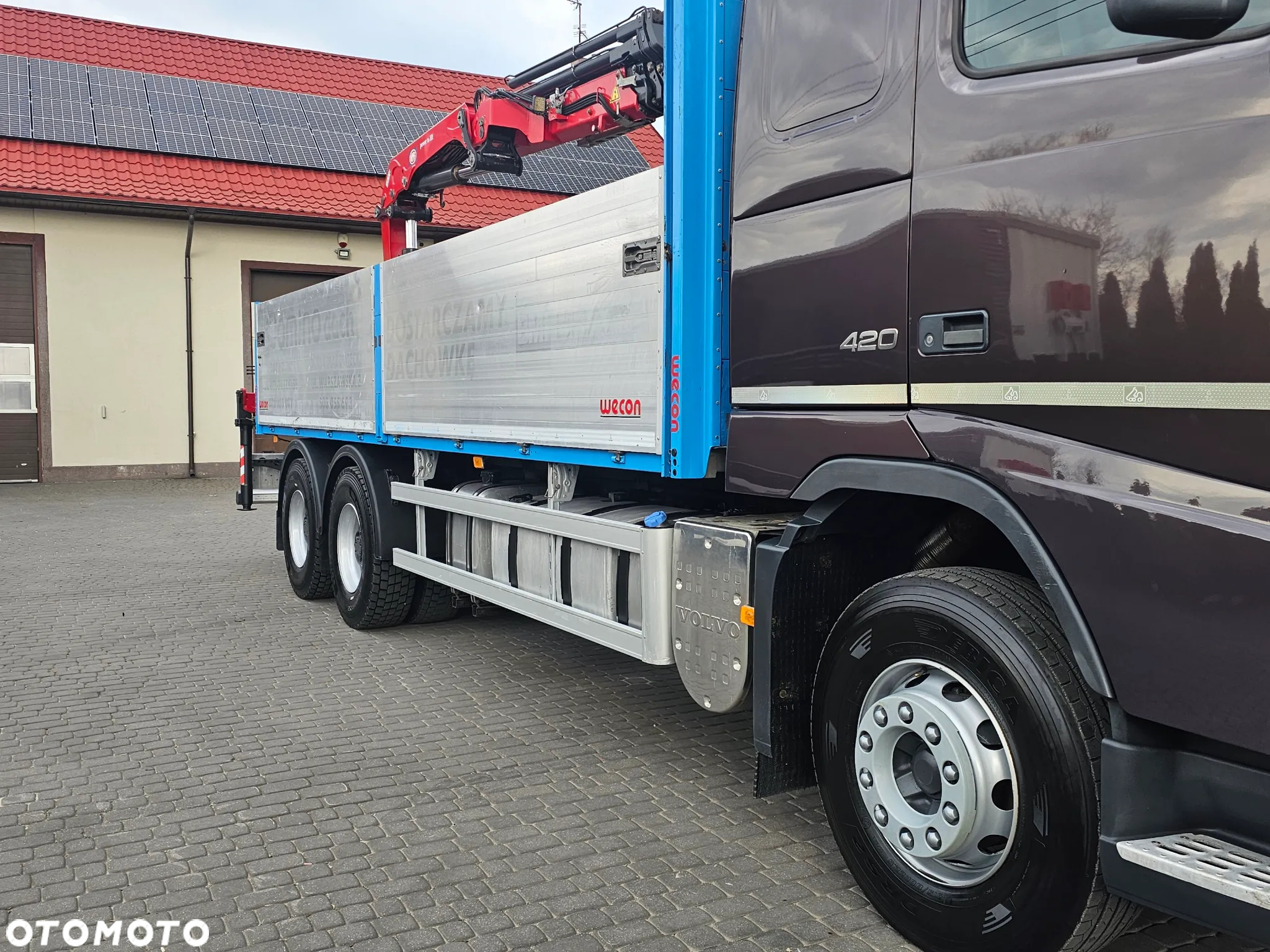 Volvo FH 420 6X4+HDS HMF18000 12,5m Składany w Z - 4