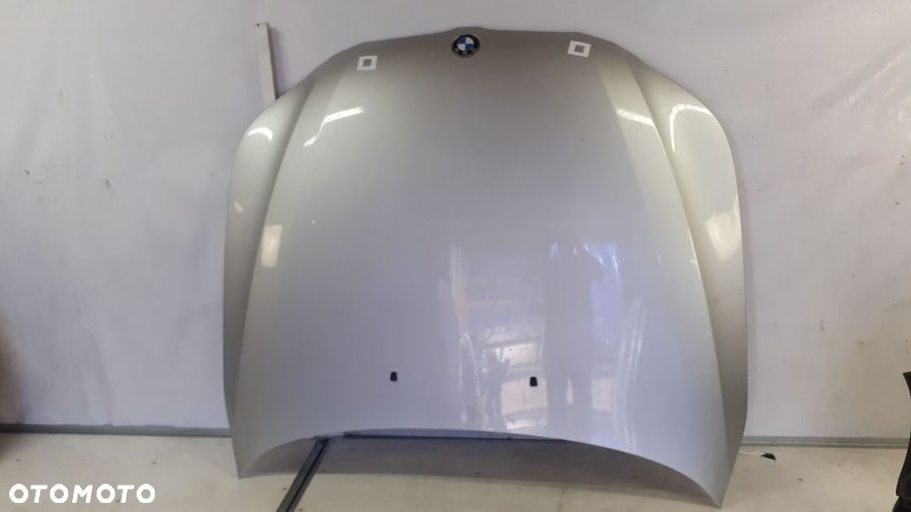 * MASKA POKRYWA SILNIKA BMW E60 61 TITANSILBER SREBRNA - 1