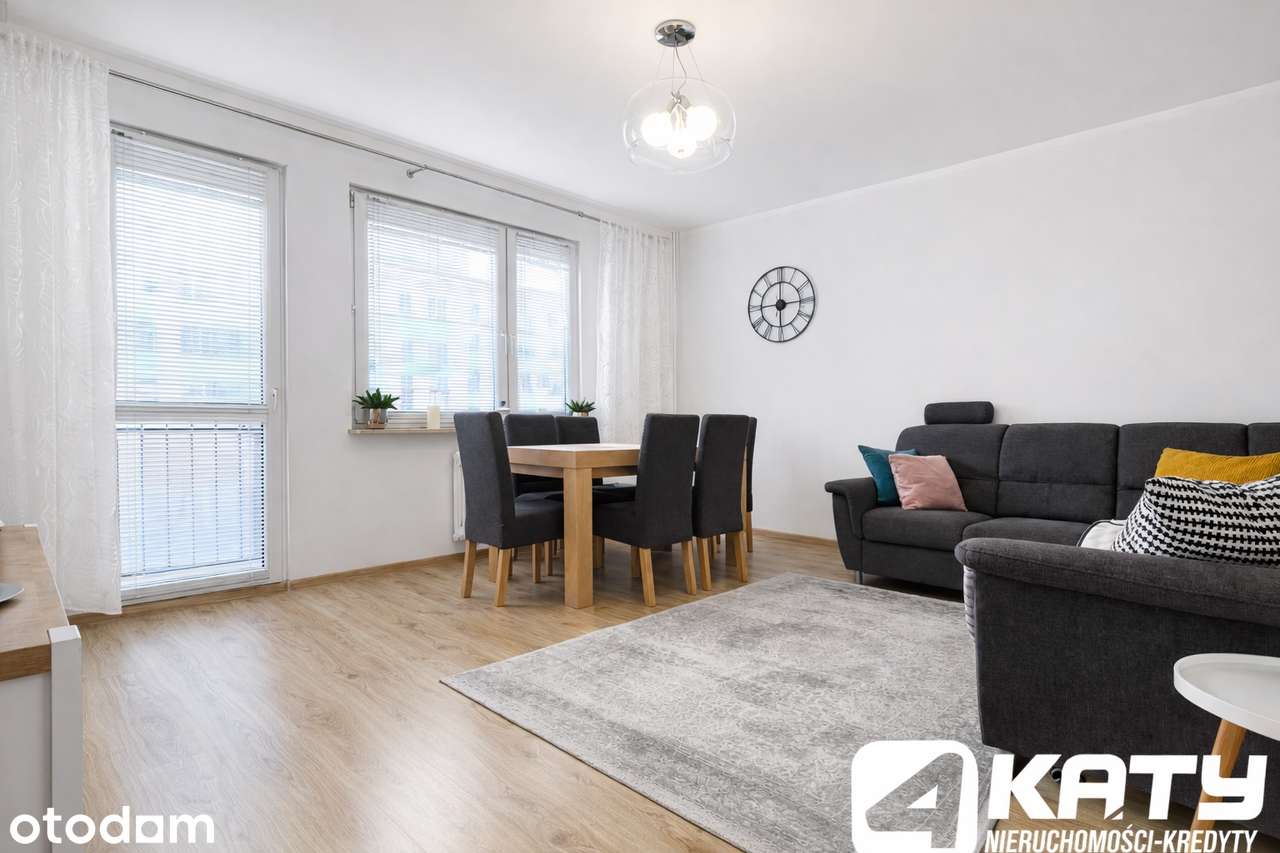 REZERWACJA 3 Pokoje | po generalnym remoncie | 1 P. | Balkon | 67,6 m²