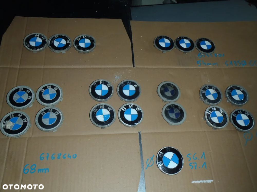 dekielek kapsel zaślepka alu felgi koła felgi bmw x3 x4 x5 e46 e35 3 5  54mm 68mm oryginał
