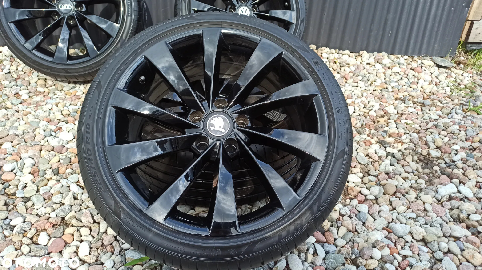 Alufelgi Volkswagen Audi Skoda Seat Mercedes 18 5x112 Koła Felgi Opony - 6