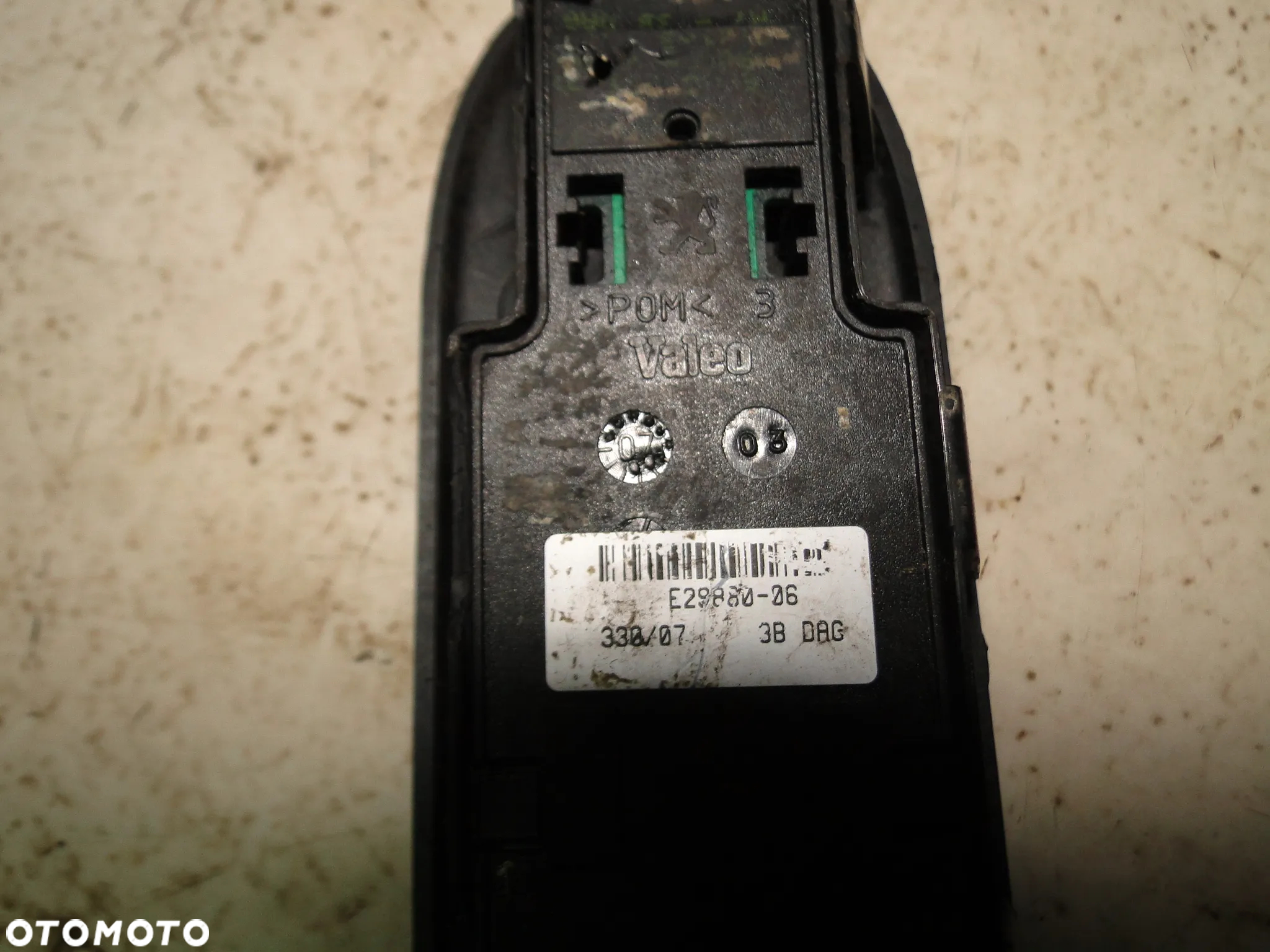 PEUGEOT 207 PANEL PRZEŁĄCZNIK SZYB LEWY PRZÓD EUROPA - 3