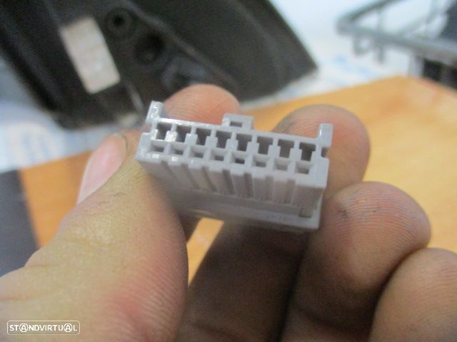 Espelho 96302AU472 NISSAN PRIMERA 4 2002 1.8I 115CV 5P PRETO ESQ ELETRICO 5 PINOS - 6