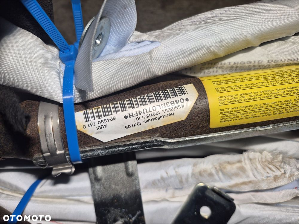 Kurtyna poduszka boczna dachu prawa lewa audi a3 8p sportback 5 drzwi - 3