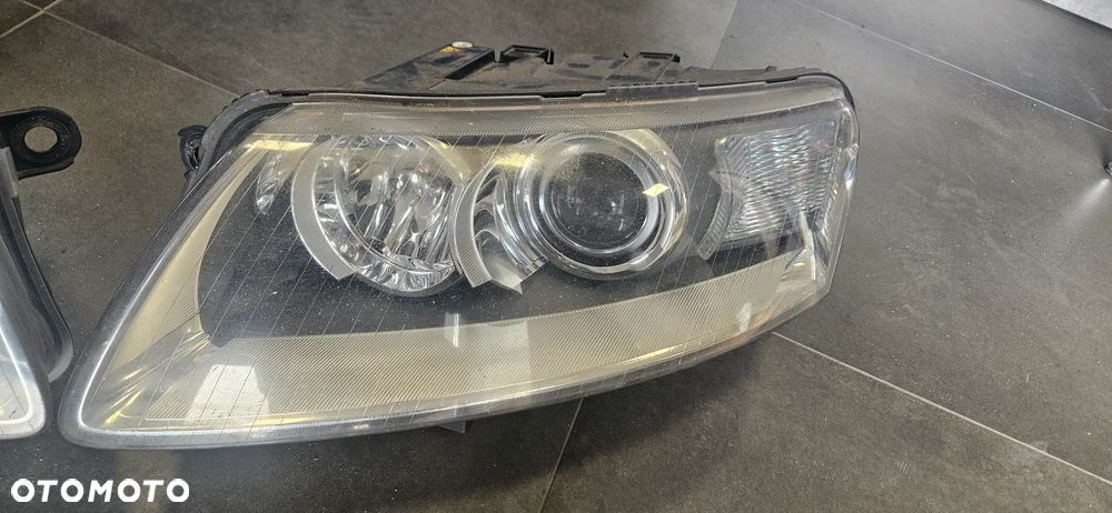 Lampa lewa prawa przód przednia xenon Audi A6 C6 2006r Europa - 4