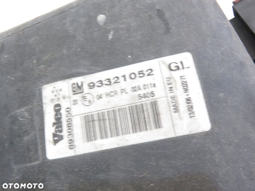 LAMPA LEWA PRZEDNIA OPEL MERIVA A (X03) 93321052 - 3