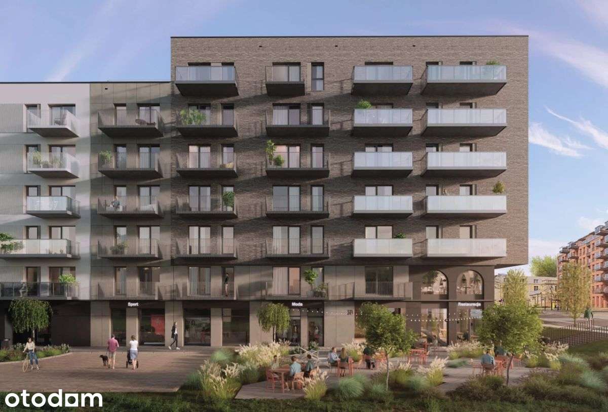 2-pokojowe mieszkanie 36m2 + balkon
