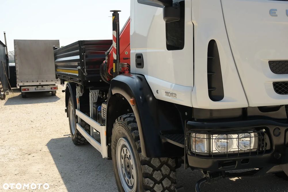 Iveco EUROCARGO 4x4 110E22 *WYWROT 3-STRONNY + HDS FASSI F80 * - 15