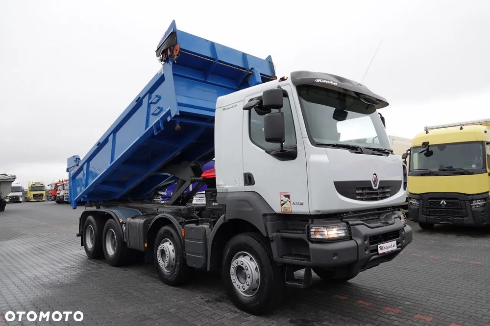 Renault KERAX 430 / 8x4 / WYWROTKA / HYDROBURTA / HYDROKLAPA / BORDMATIC / EURO 5 EEV - 4