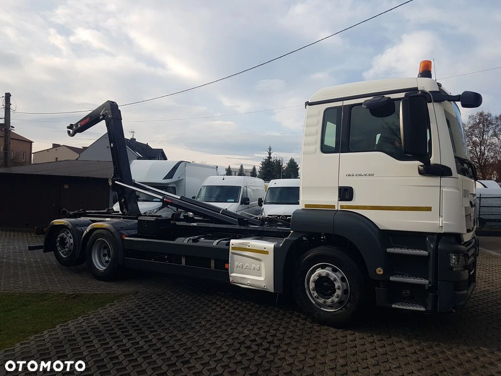 MAN 26.430 TGS 3-OSIE HAKOWIEC MULTILIFT OPTIMA 20S HIAB KLIMA 6x2 - 10