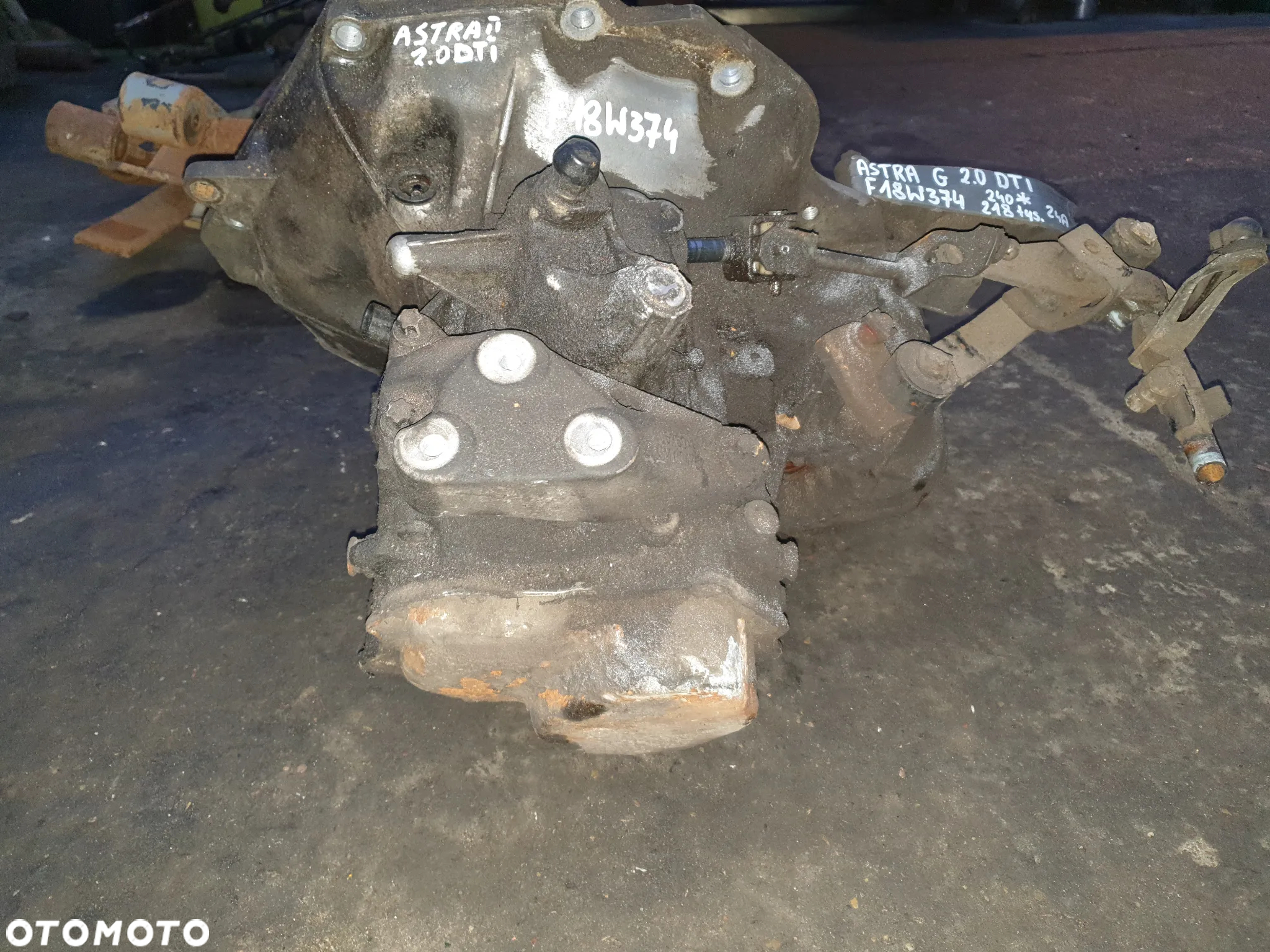 SKRZYNIA BIEGÓW MANUALNA OPEL ASTRA II G 2.0 DTI F18W374 - 3