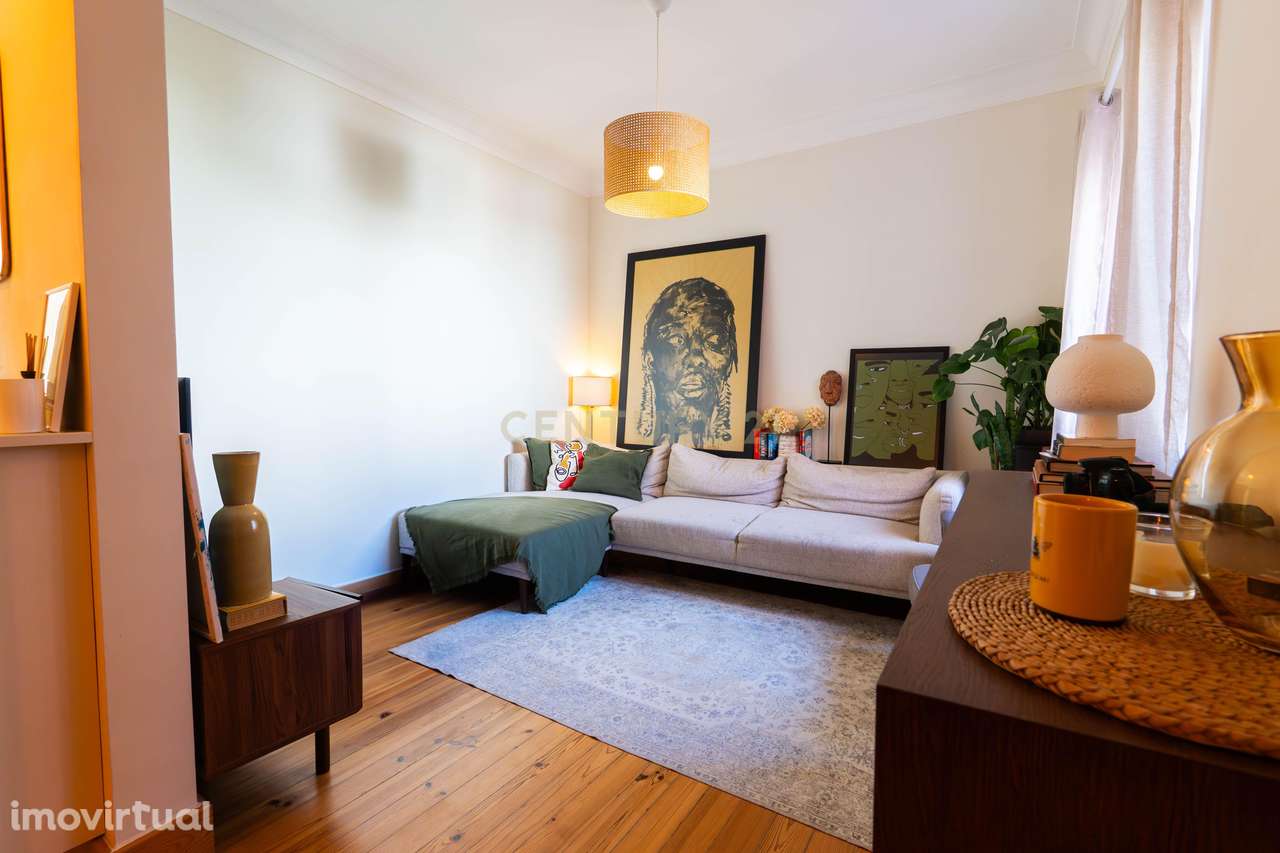 Apartamento como novo T2 em Cacilhas com Pátio e Escritório - Grande imagem: 5/23