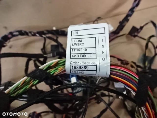 BMW Z4 E89 2.0i WIĄZKA INSTALACJA DESKI - 2