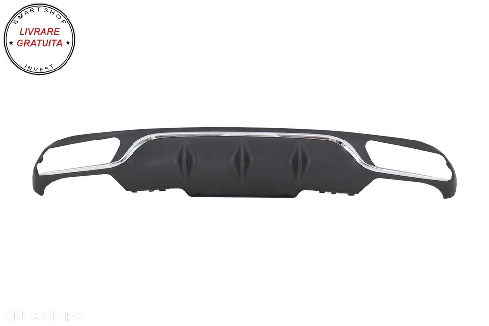 Difuzor Bara Spate cu Ornamente Tobe Mercedes E-Class W213 S213 Standard (2016-201- livrare gratuita - 5