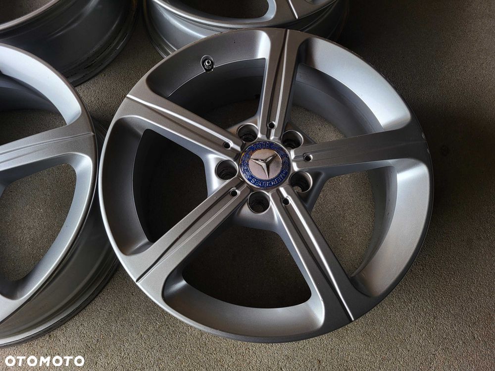 [761] Felgi aluminiowe Oryginał MERCEDES 17 Cali 5x112 ET44 +Czujniki - 6