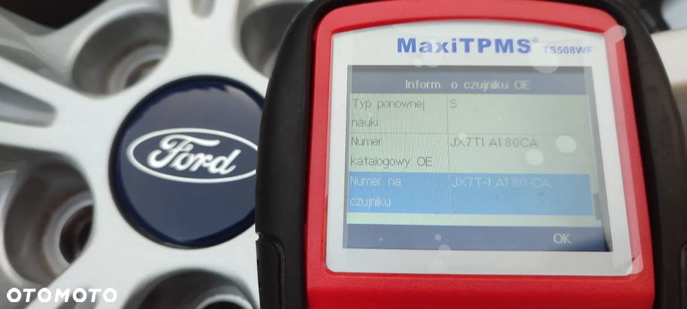 Felgi Aluminiowe Oryg. Ford Kuga S-MAX Galaxy 17 Cali 5x108 7,5Jx17 Et 55 EM2C-1007-A1A Czujniki Tpms  Ideał !! Starogard Gdański - 17