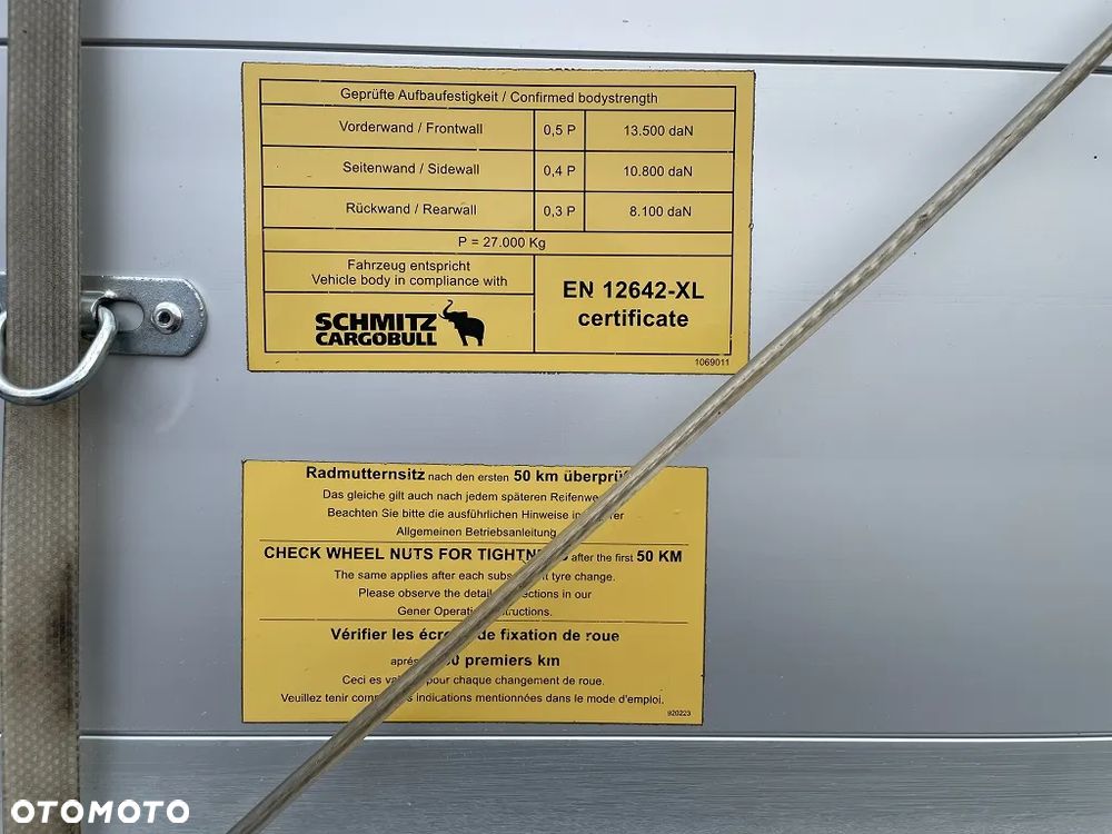 Schmitz Cargobull MEGA / 2018 / OŚ PODN./ MULTILOCK / CERT.XL / SALON POLSKA / PODN.DACH / STAN IDEALNY / - 16