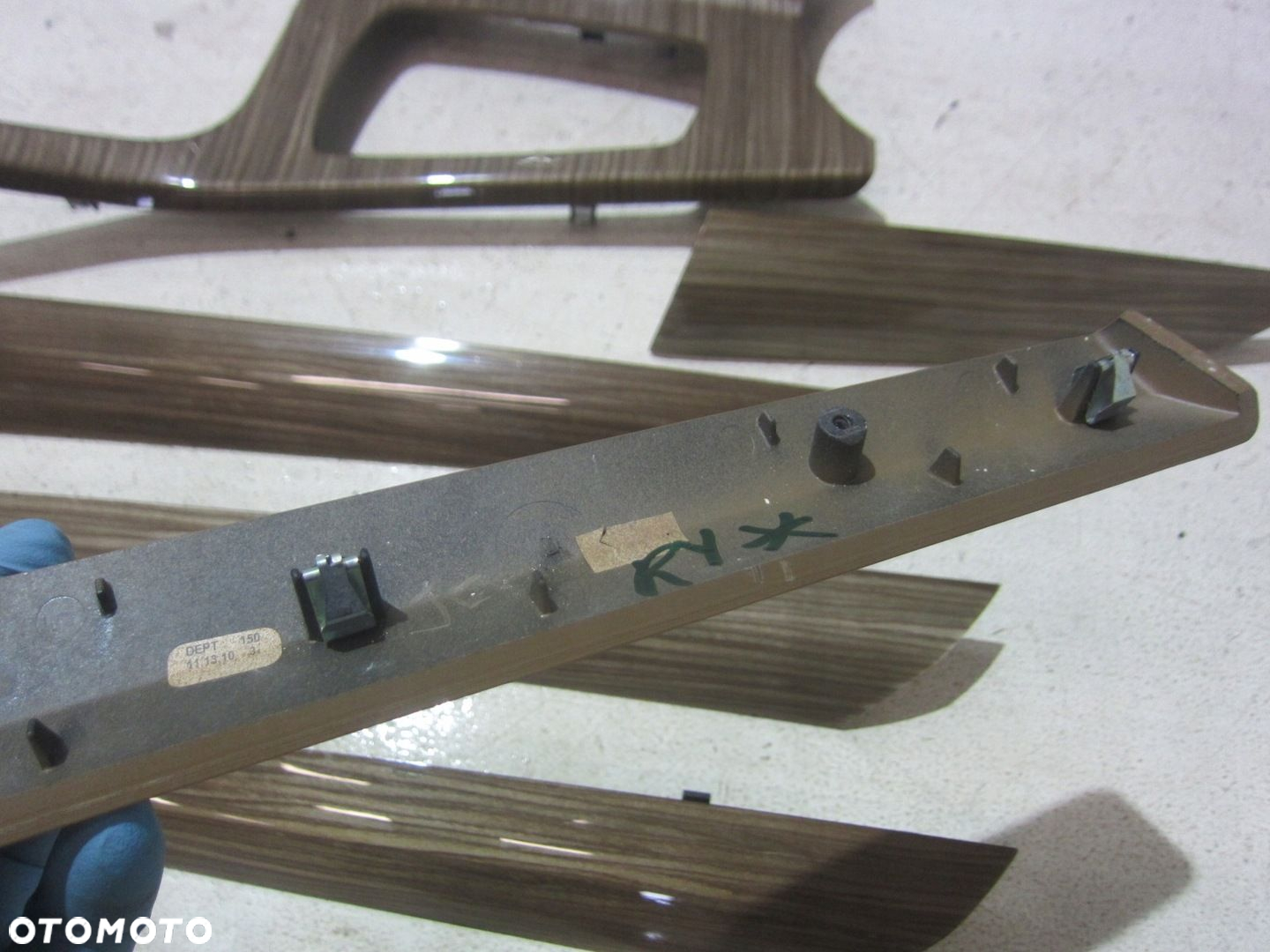 BMW X3 F25 DEKORY LISTWY WEWNĘTRZNE PANELE BRĄZ SIENA DREWNO 51169200950 - 8