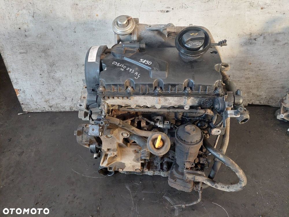 SILNIK DIESEL + UKŁAD WTRYSKOWY + TURBINA VOLKSWAGEN TOURAN I BKC - 1