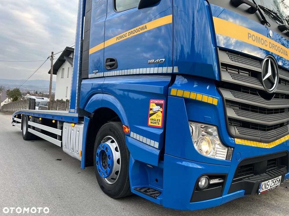 Mercedes-Benz ACTROS 1840 | MP4 | Euro 6 | 4x2 | Nowa Zabudowa | Autolaweta 7,80m | Xenon | Klimatyzacja Postojowa | z Niemiec | Pomoc Drogowa | Stan PERFEKCYJNY | - 14