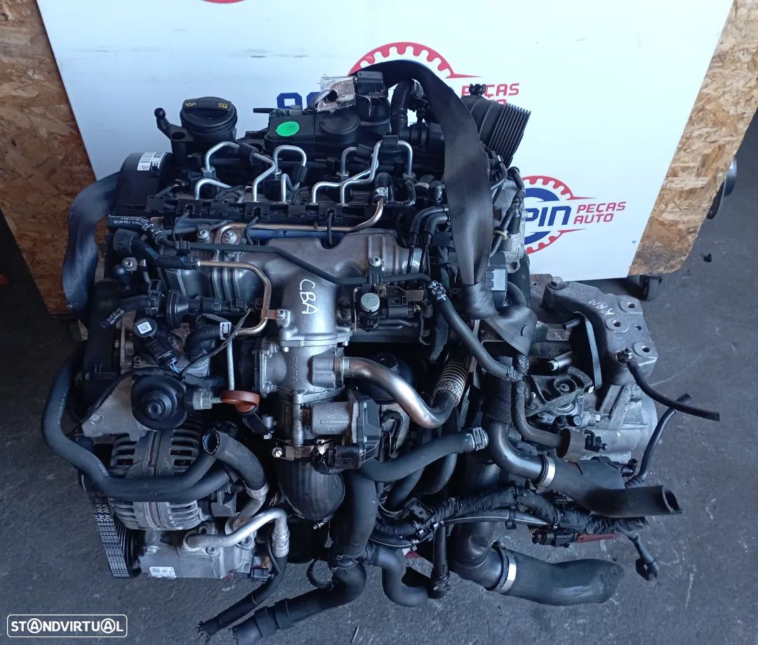 Motor VW Golf VI / Passat / Tiguan / Eos / Audi A3 8P 2.0 Tdi Ref. CBA - 1