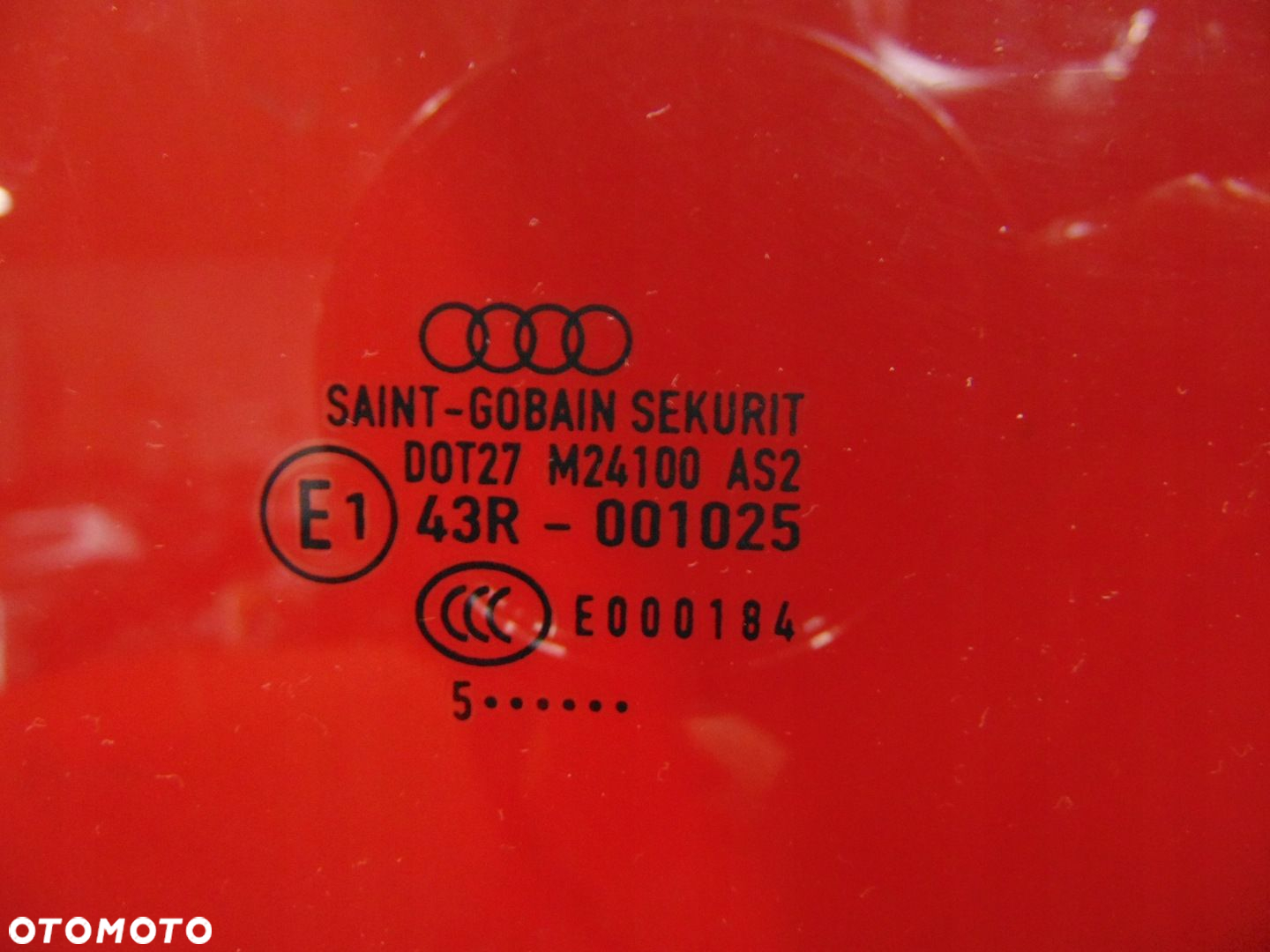 AUDI A4 B7 8E 8E2 04- SZYBA DRZWI PRAWA PRZÓD PRZEDNIA 2005 ROK - 2
