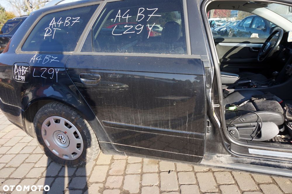DRZWI TYLNE PRAWE A4 B7 KOMBI LZ9Y  CZARNY AUDI 2004-2008 - 4
