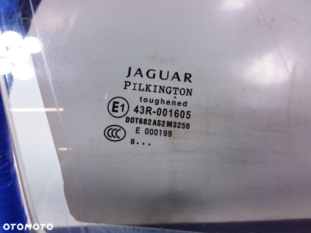 JAGUAR XF I X250 SZYBA DRZWI PRZÓD PRAWA 09R - 3