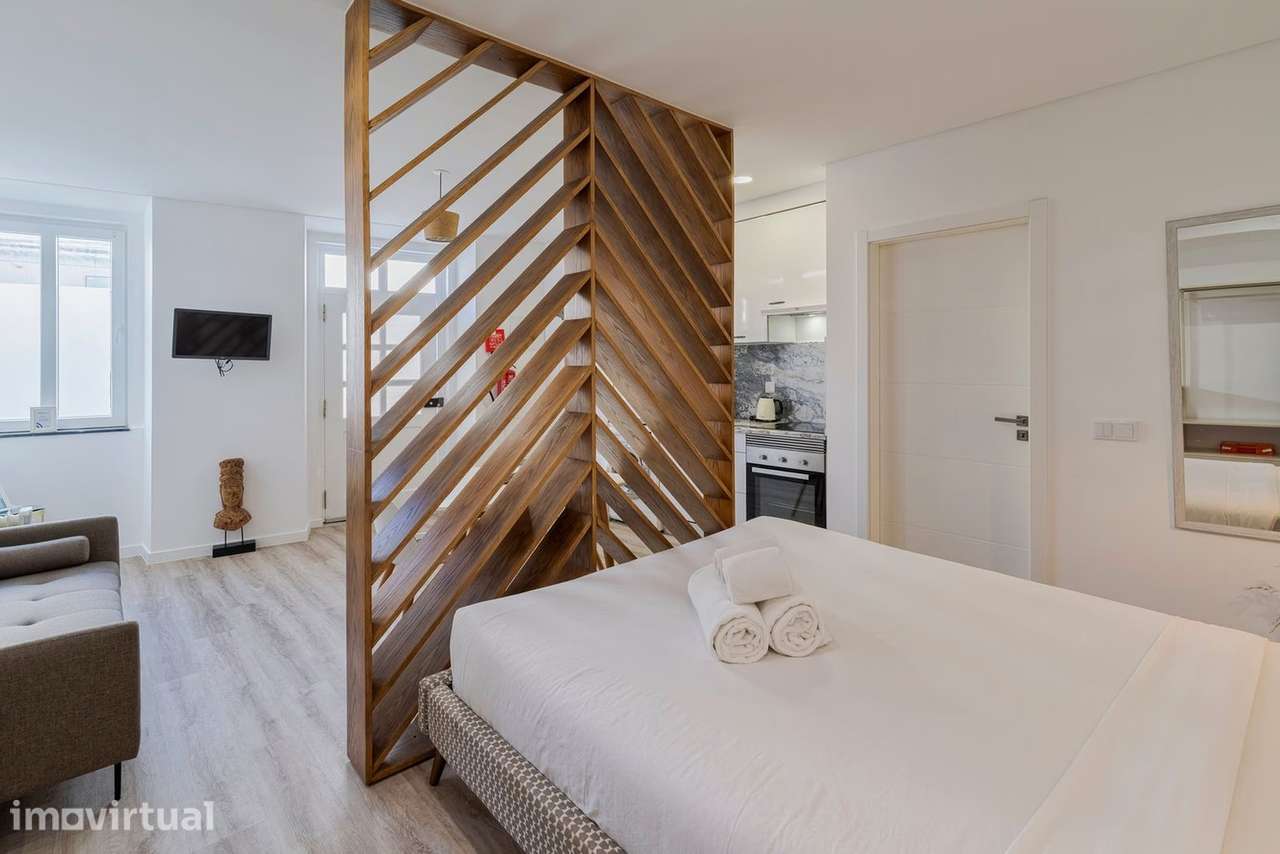 T0 cosy com ar condicionado e mobiliário completo Areeiro, Lisboa - Grande imagem: 3/14