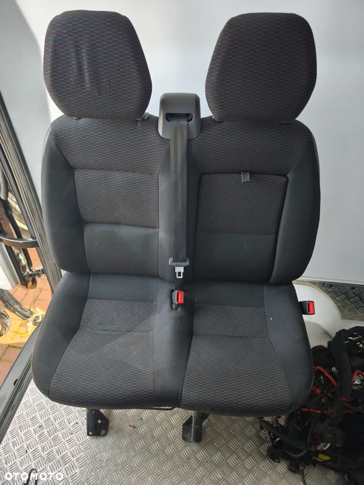 Fotel ławka dwójka pasażera Citroen Jumper Peugeot Boxer Ducato III Lift 2006-2024 - 2