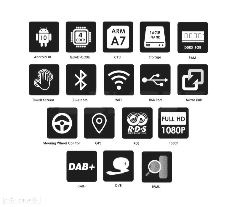 AUTO RADIO GPS ANDROID 15 PARA TOYOTA RAV4 06-12 7" - 4