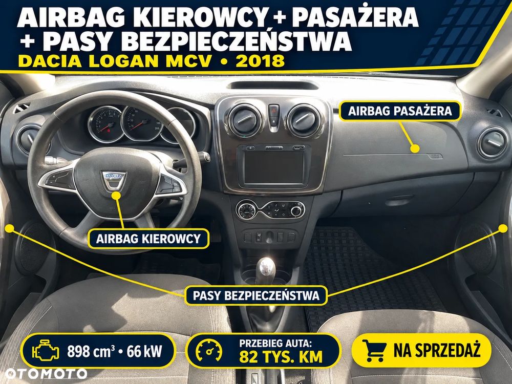 AIRBAG PODUSZKA AIRBAGS PODUSZKI DACIA LOGAN MCV 2 II TED69
