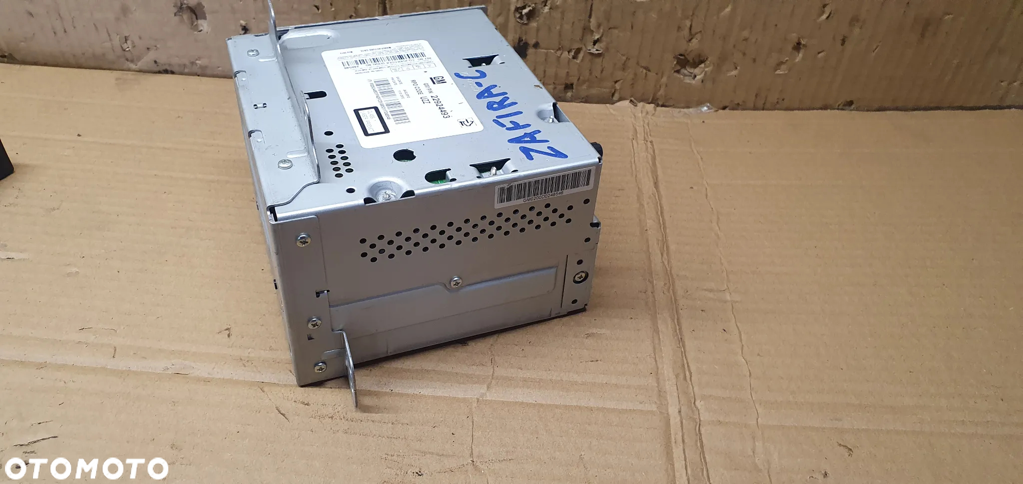 Radio radioodtwarzacz czytnik radia Opel Zafira C 22924493 - 3